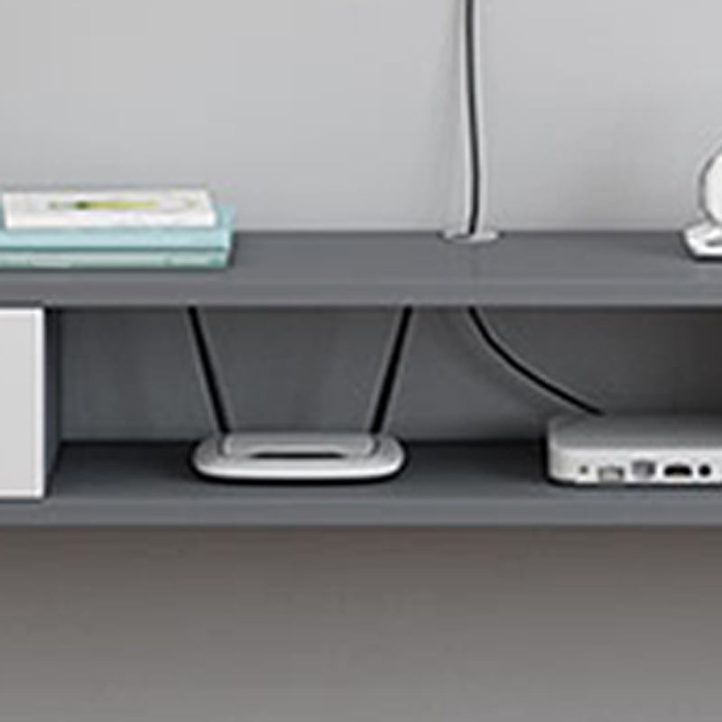 9" D Wall-mounted TV Stand Console Contemporary Closed Storage TV Stand with 2 Doors Clearhalo 'furn' 'furn_tv_stands_entertainment_centers' 'Furniture' 'Living Room Furniture' 'TV Stands & Entertainment Centers' 'TV Stands & Media Storage Furniture' 'tv_stands_entertainment_centers' 5586430