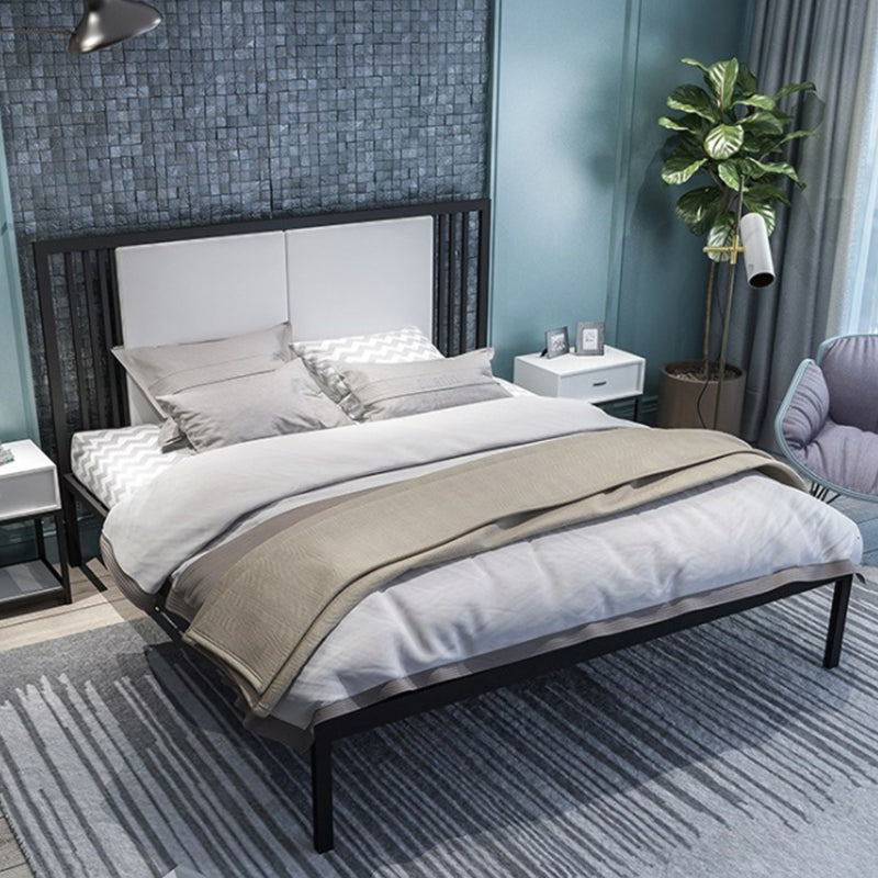 Metallbett-Rahmen-Set moderne 79-Zoll-Drahtnetz-Open-Frame-Bett mit Kopfteil