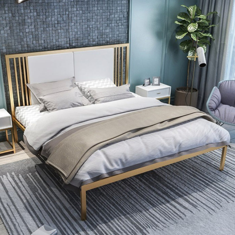 Metallbett-Rahmen-Set moderne 79-Zoll-Drahtnetz-Open-Frame-Bett mit Kopfteil