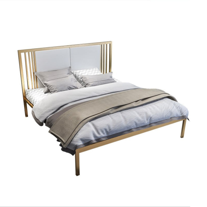 Metallbett-Rahmen-Set moderne 79-Zoll-Drahtnetz-Open-Frame-Bett mit Kopfteil