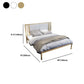 Metallbett-Rahmen-Set moderne 79-Zoll-Drahtnetz-Open-Frame-Bett mit Kopfteil