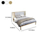 Metallbett-Rahmen-Set moderne 79-Zoll-Drahtnetz-Open-Frame-Bett mit Kopfteil