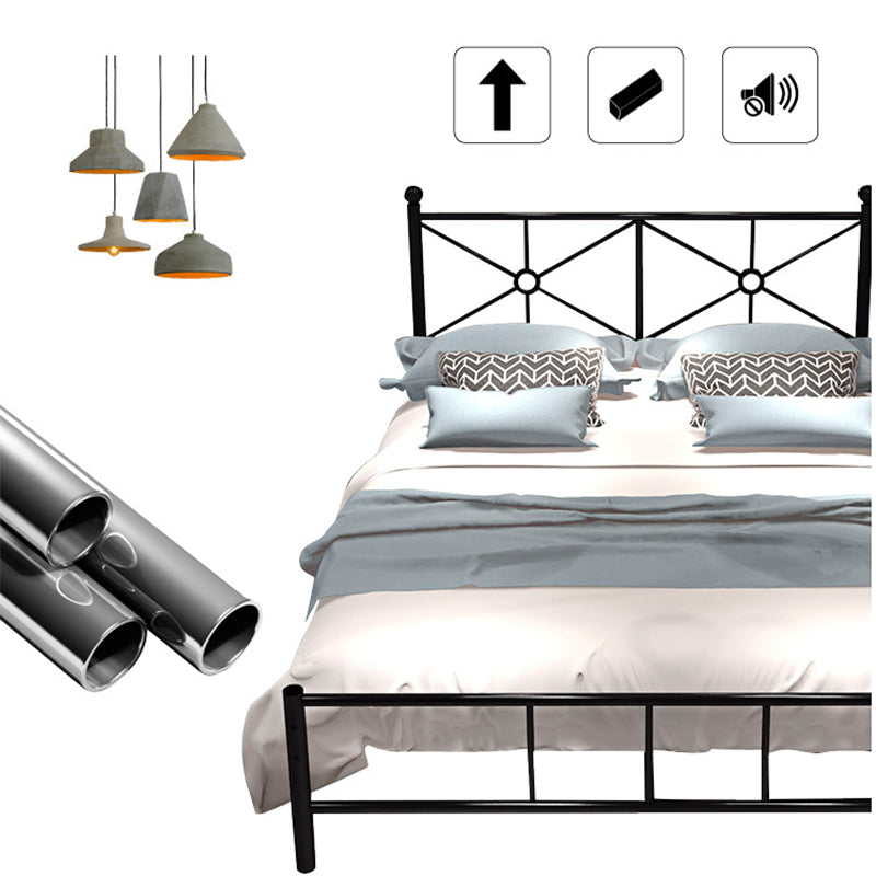Filage de lit Bediron-Frame de grille avec tête de lit avec tête de lit 39 pouces