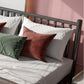 Queen Size Contemporary Metal Bed,40.15 " with Metal Legs Bed
