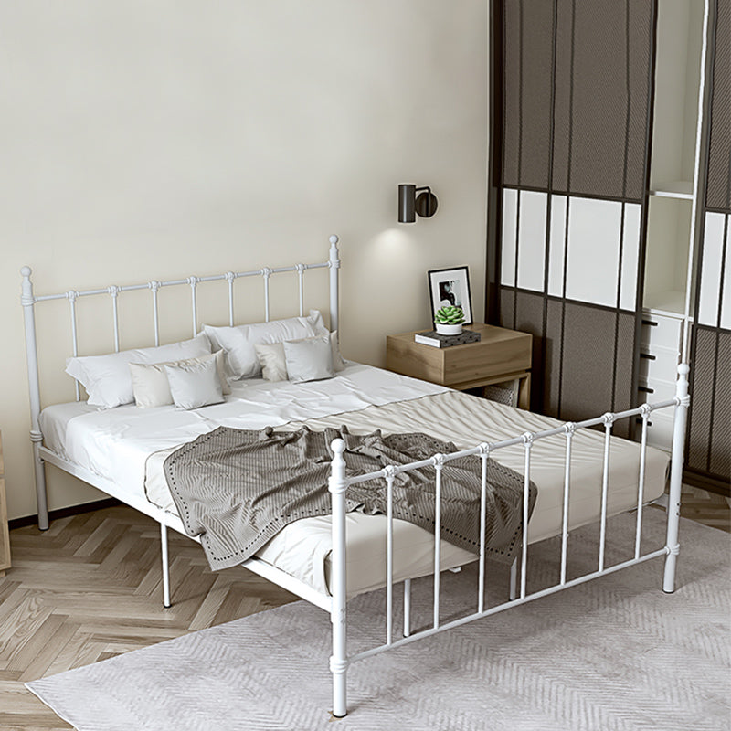 Poster Metal Bed 41 inch With Headboard and Footboard Rectangular Headboard