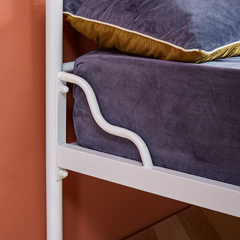 49.21" Modernism Metal Bed with Headboard Low Profile Standard Bed Clearhalo 'Bedroom Furniture' 'Beds' 'furn' 'furn_beds' 'Furniture' 5586699