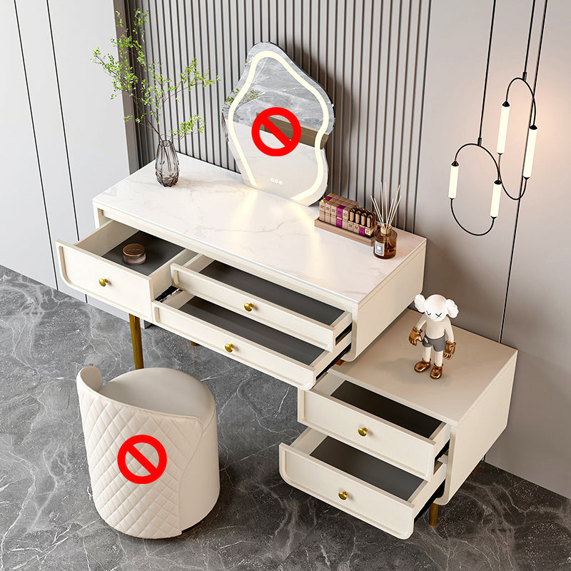Vanité de maquillage luxueuse 3/5 tiroirs