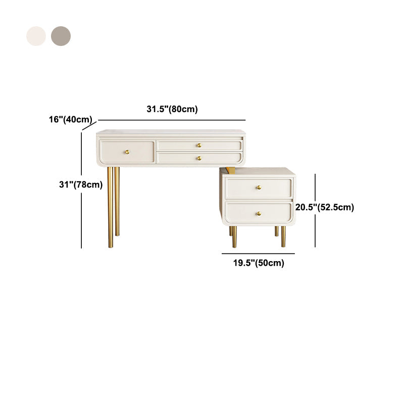 Vanité de maquillage luxueuse 3/5 tiroirs