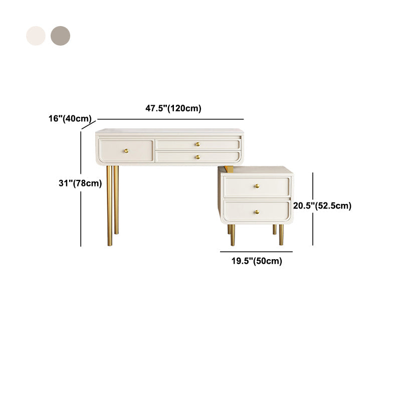 Vanité de maquillage luxueuse 3/5 tiroirs