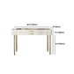 Table de maquillage blanc pour chambre avec tiroir 15,74 "W x 31,49" H