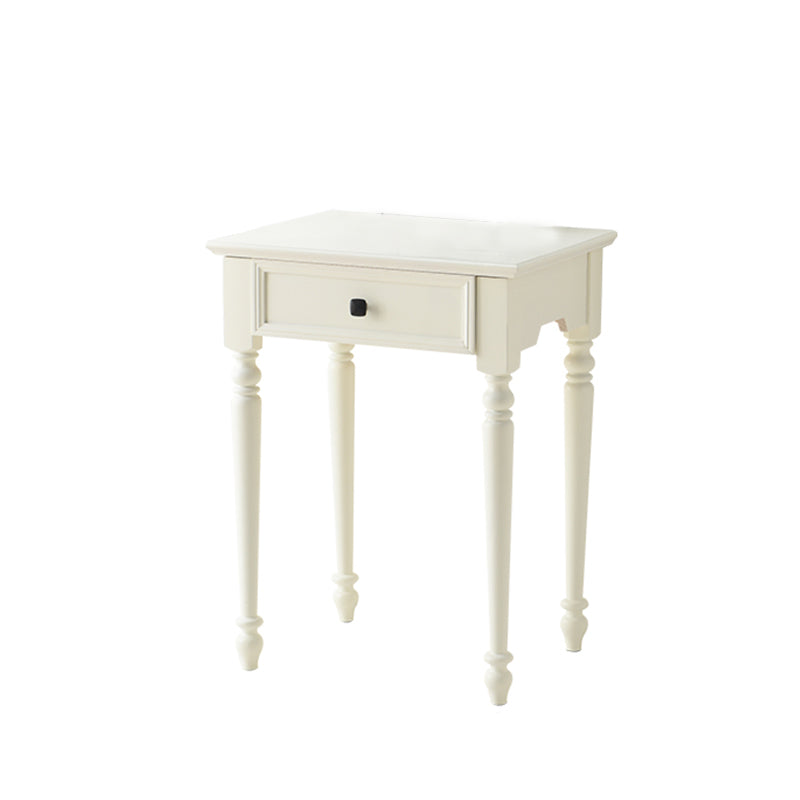 Contemporary Makeup Dressing Table With Drawers White 17.71" W x 30.70" H Clearhalo 'Bedroom Furniture' 'furn' 'furn_makeup_vanities' 'Furniture' 'Makeup Vanities' 'makeup_vanities' 5586985