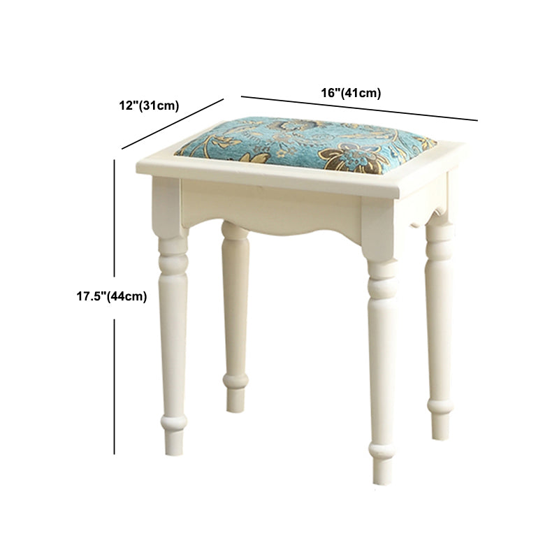 Contemporary Makeup Dressing Table With Drawers White 17.71" W x 30.70" H Clearhalo 'Bedroom Furniture' 'furn' 'furn_makeup_vanities' 'Furniture' 'Makeup Vanities' 'makeup_vanities' 5586994