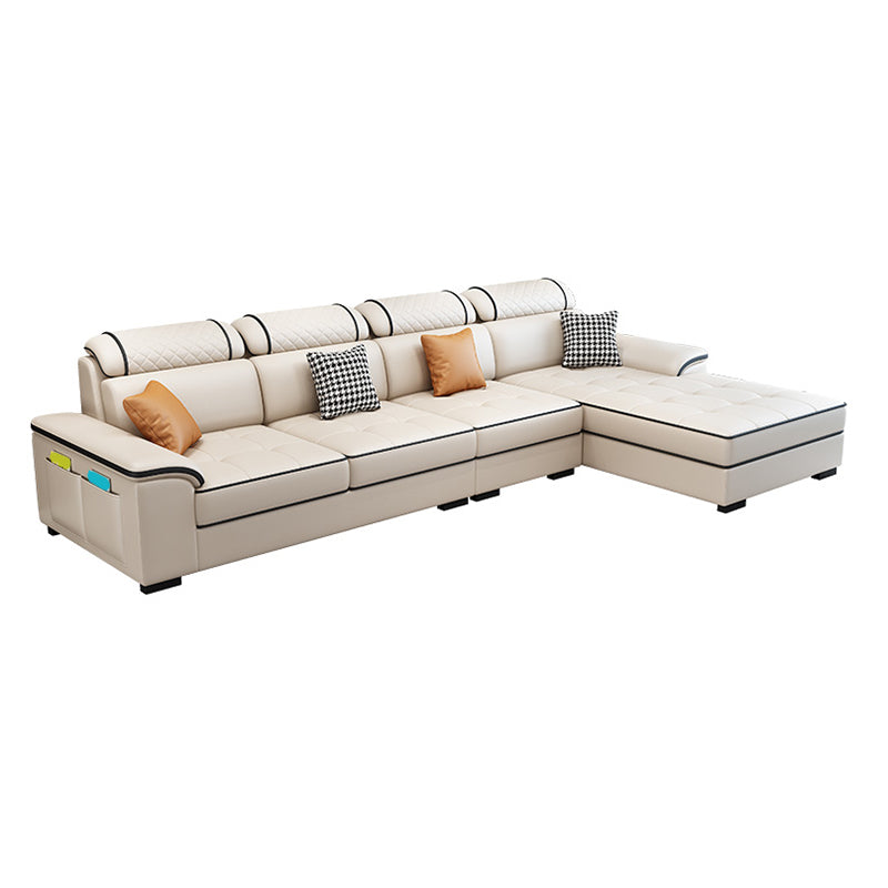 133,07 "W x 70,87" d x 35,43 "divano braccio top cuscino H con chaise
