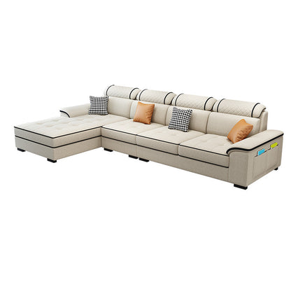 133,07 "W x 70,87" d x 35,43 "divano braccio top cuscino H con chaise