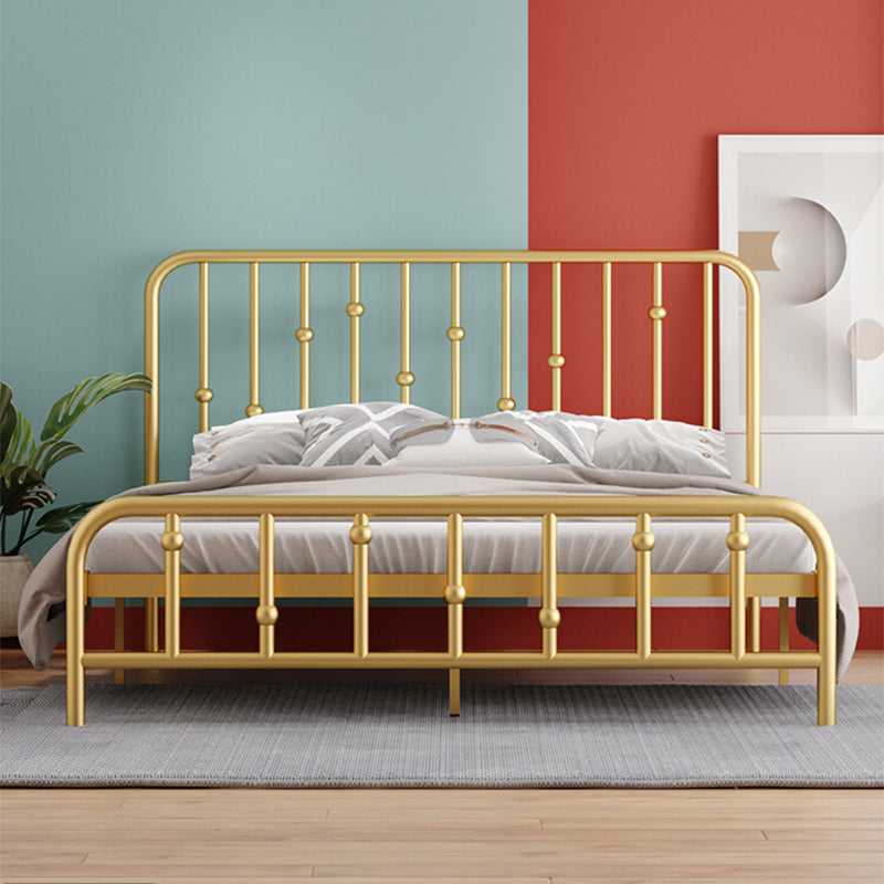 Meddino de metal moderno, estándar de alto perfil con cabecera rectangular