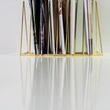 Tavolo da pub in metallo oro glam per piccoli luoghi tavolo da barretto di rettangolo bianco