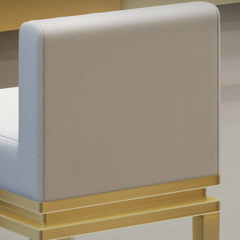 キッチン用のグラム布張りのカウンターハイトスツールメタルバースツール