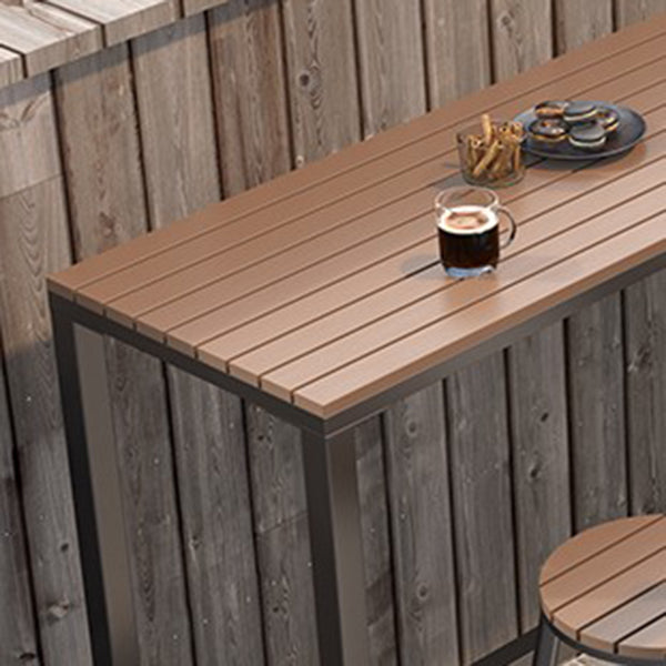 Set di barre industriali 1/2/5 pezzi tavolo da banco in legno con sgabello di metallo