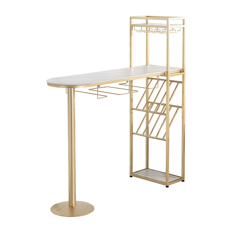 Modern de 1/3 piezas de la mesa de barra de la barra de la mesa de piedra con taburetes altos para la cocina