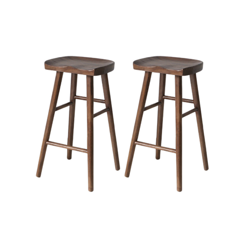 Ensemble de table de barre rectangle 1/2/4/5 PCS Table et tabourets de bar à manger du comptoir en bois massif et tabourets