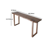 Juego de mesa de barra rectángulo 1/2/4/5 PCS Mesa y taburetes de comedor de altura de contador de madera maciza