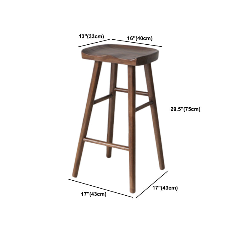 Ensemble de table de barre rectangle 1/2/4/5 PCS Table et tabourets de bar à manger du comptoir en bois massif et tabourets