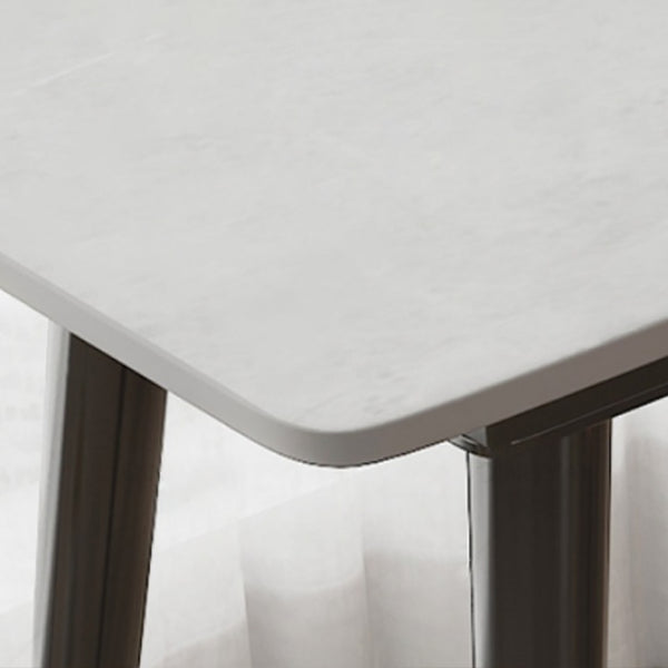 Tavolo da barra di pietra rettangolo industriale set 1/2/4 pezzi per interno