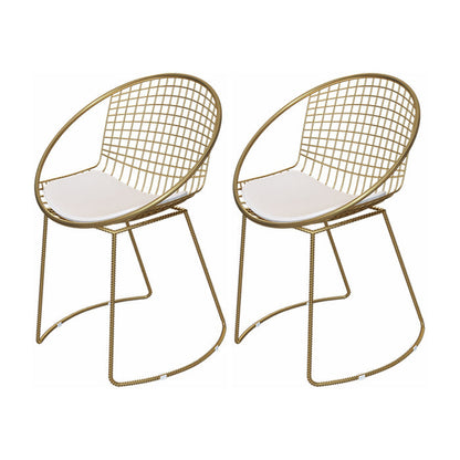 Nordic 1/2/5 Pieces Dining Set White Stone Top Dining Furniture 2 White Chairs Clearhalo 'Dining Room Sets' 'Dining Tables & Seating' 'dining_room_set' 'furn' 'furn_dining_room_set' 'Furniture' 'Kitchen & Dining Furniture' 5588802