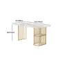 Nordic 1/2/5 Pieces Dining Set White Stone Top Dining Furniture Clearhalo 'Dining Room Sets' 'Dining Tables & Seating' 'dining_room_set' 'furn' 'furn_dining_room_set' 'Furniture' 'Kitchen & Dining Furniture' 5588809