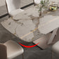 Modern Dining Set 1/2/5/7 Pcs Sintered Stone Dining Table with Chairs Clearhalo 'Dining Room Sets' 'Dining Tables & Seating' 'dining_room_set' 'furn' 'furn_dining_room_set' 'Furniture' 'Kitchen & Dining Furniture' 5588881
