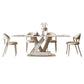 Nordic Sintered Stone Top Dining Set Rectangle 1/4/5/7/9 Pieces Dining Room Table Set