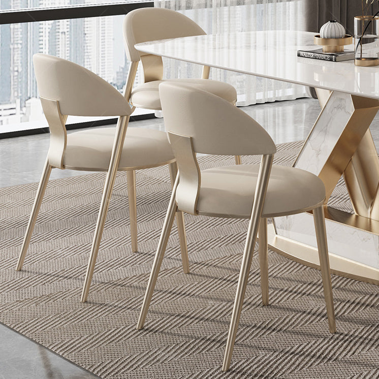 Nordic Sintered Stone Top Dining Set Rectangle 1/4/5/7/9 Pieces Dining Room Table Set
