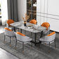 Modern Dining Set Stone 1/5/6/7 Pieces Dining Furniture for Indoor Clearhalo 'Dining Room Sets' 'Dining Tables & Seating' 'dining_room_set' 'furn' 'furn_dining_room_set' 'Furniture' 'Kitchen & Dining Furniture' 5588921