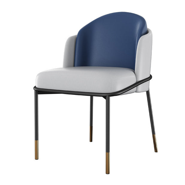 Modern Dining Set Stone 1/5/6/7 Pieces Dining Furniture for Indoor 1 Blue Chair Clearhalo 'Dining Room Sets' 'Dining Tables & Seating' 'dining_room_set' 'furn' 'furn_dining_room_set' 'Furniture' 'Kitchen & Dining Furniture' 5588924