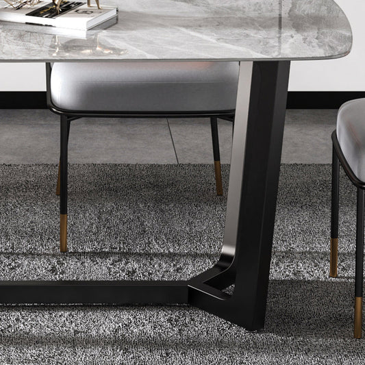 Set da pranzo moderno pietra 1/5/6/7 pezzi mobili da pranzo per interno