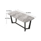 Modern Dining Set Stone 1/5/6/7 Pieces Dining Furniture for Indoor Clearhalo 'Dining Room Sets' 'Dining Tables & Seating' 'dining_room_set' 'furn' 'furn_dining_room_set' 'Furniture' 'Kitchen & Dining Furniture' 5588931