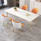 Nordic 1/5/7 Pieces Dining Set Rectangle Stone Dining Table for Kitchen Dining Room