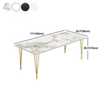 Nordic 1/5/7 Stücke Essset Rechteck Stein Esstisch für Küchen -Esszimmer