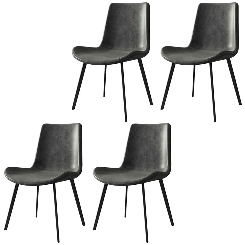 Ensemble de table à manger contemporaine 1/4/5/7 pièces Table à manger rectangulaire avec chaises sans accoudoirs