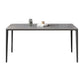 Ensemble de table à manger contemporaine 1/4/5/7 pièces Table à manger rectangulaire avec chaises sans accoudoirs