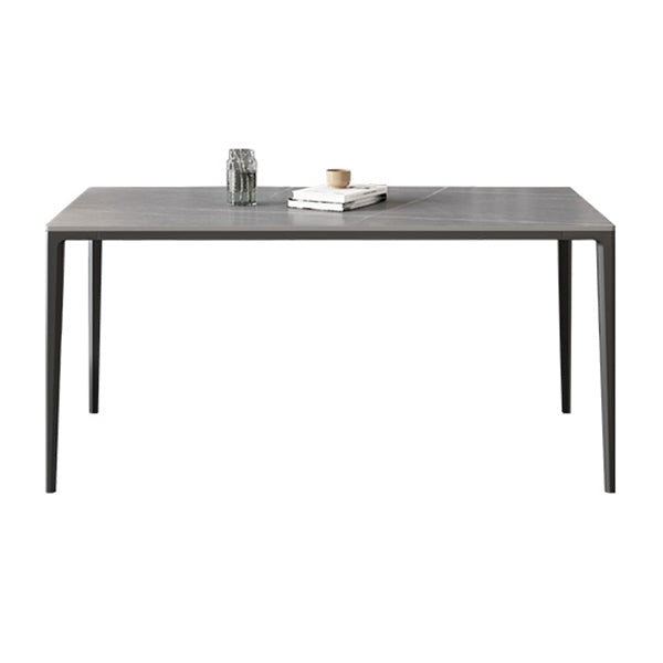 Ensemble de table à manger contemporaine 1/4/5/7 pièces Table à manger rectangulaire avec chaises sans accoudoirs