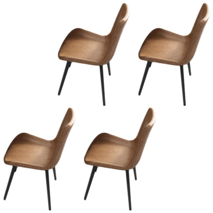 Ensemble de table à manger contemporaine 1/4/5/7 pièces Table à manger rectangulaire avec chaises sans accoudoirs