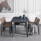 Modern Sintered Stone Top Dining Set Rectangle 1/2/5/7 Pieces Wooden Dining Room Table Set Clearhalo 'Dining Room Sets' 'Dining Tables & Seating' 'dining_room_set' 'furn' 'furn_dining_room_set' 'Furniture' 'Kitchen & Dining Furniture' 5589005