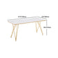 Glam 1/2/5 Pieces Dining Set Stone Top Dining Table with Chairs for Restaurant Clearhalo 'Dining Room Sets' 'Dining Tables & Seating' 'dining_room_set' 'furn' 'furn_dining_room_set' 'Furniture' 'Kitchen & Dining Furniture' 5589076