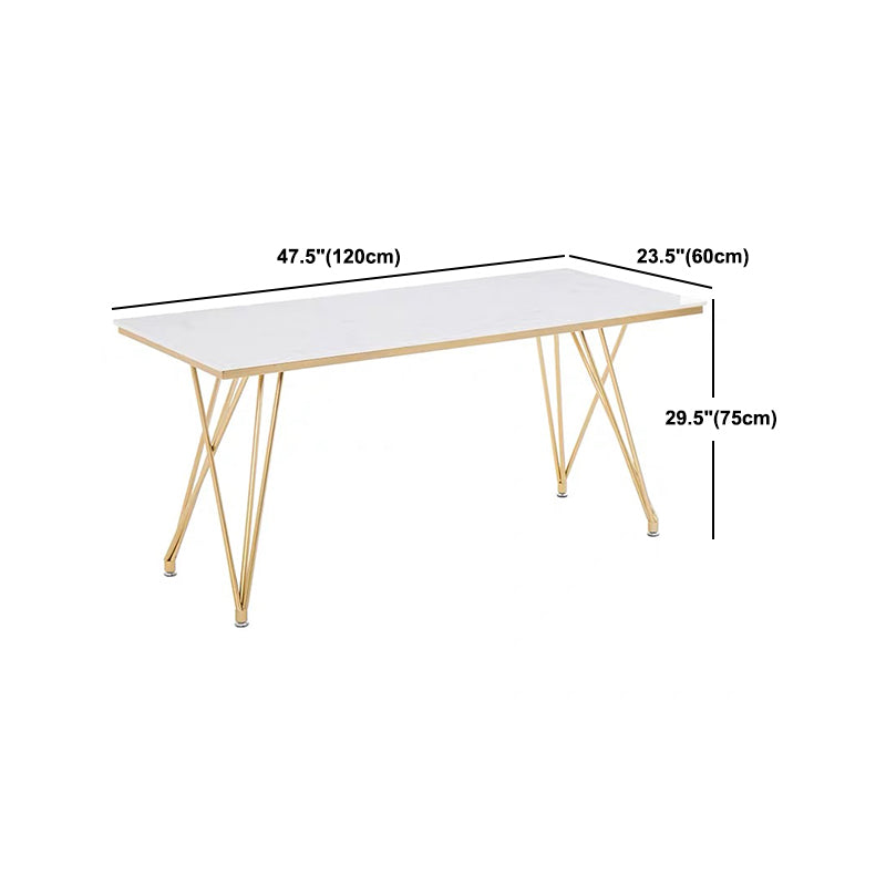 Glam 1/2/5 Pieces Dining Set Stone Top Dining Table with Chairs for Restaurant Clearhalo 'Dining Room Sets' 'Dining Tables & Seating' 'dining_room_set' 'furn' 'furn_dining_room_set' 'Furniture' 'Kitchen & Dining Furniture' 5589076