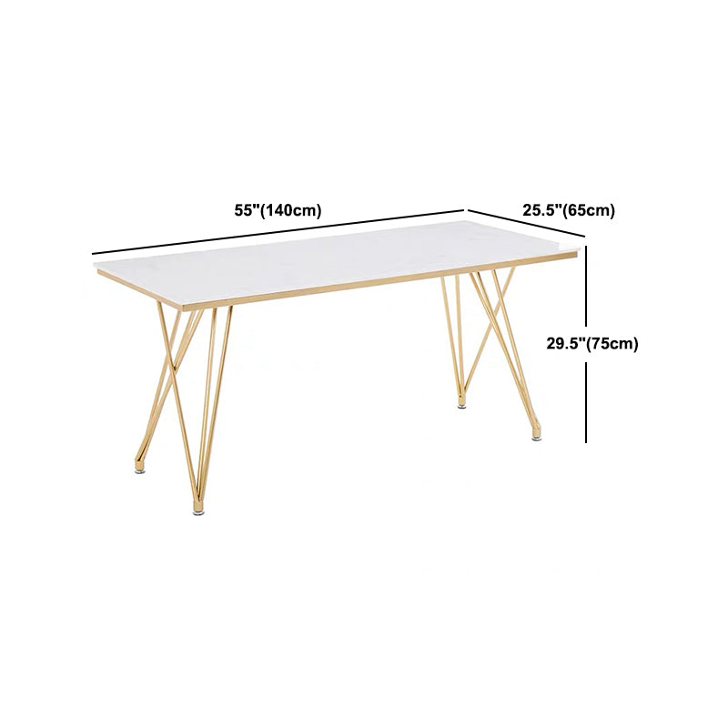 Glam 1/2/5 Pieces Dining Set Stone Top Dining Table with Chairs for Restaurant Clearhalo 'Dining Room Sets' 'Dining Tables & Seating' 'dining_room_set' 'furn' 'furn_dining_room_set' 'Furniture' 'Kitchen & Dining Furniture' 5589077