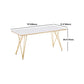Glam 1/2/5 Pieces Dining Set Stone Top Dining Table with Chairs for Restaurant Clearhalo 'Dining Room Sets' 'Dining Tables & Seating' 'dining_room_set' 'furn' 'furn_dining_room_set' 'Furniture' 'Kitchen & Dining Furniture' 5589080