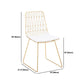 Glam 1/2/5 Pieces Dining Set Stone Top Dining Table with Chairs for Restaurant Clearhalo 'Dining Room Sets' 'Dining Tables & Seating' 'dining_room_set' 'furn' 'furn_dining_room_set' 'Furniture' 'Kitchen & Dining Furniture' 5589082