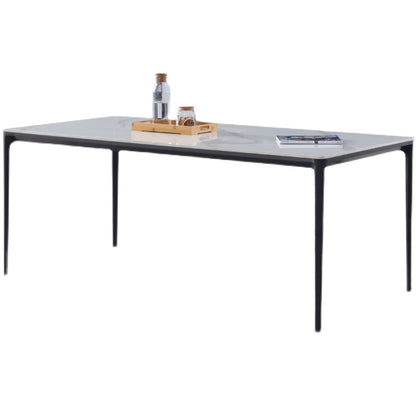 Ensemble de Table à manger en pierre frittée, 1/4/5 pièces, chaises à manger modernes à oreilles