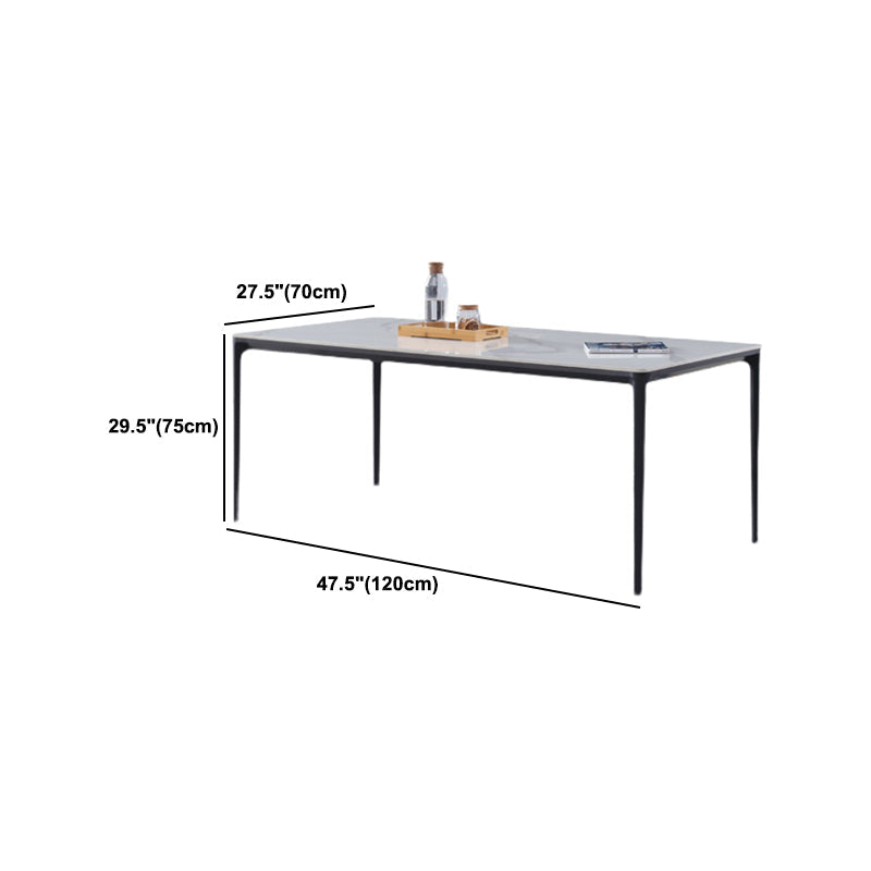 Ensemble de Table à manger en pierre frittée, 1/4/5 pièces, chaises à manger modernes à oreilles